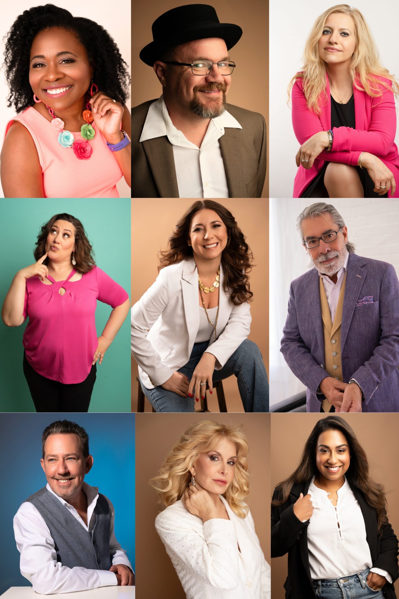 Professional headshot photography session at The BeVard Studio Farmingdale Long Island NY
